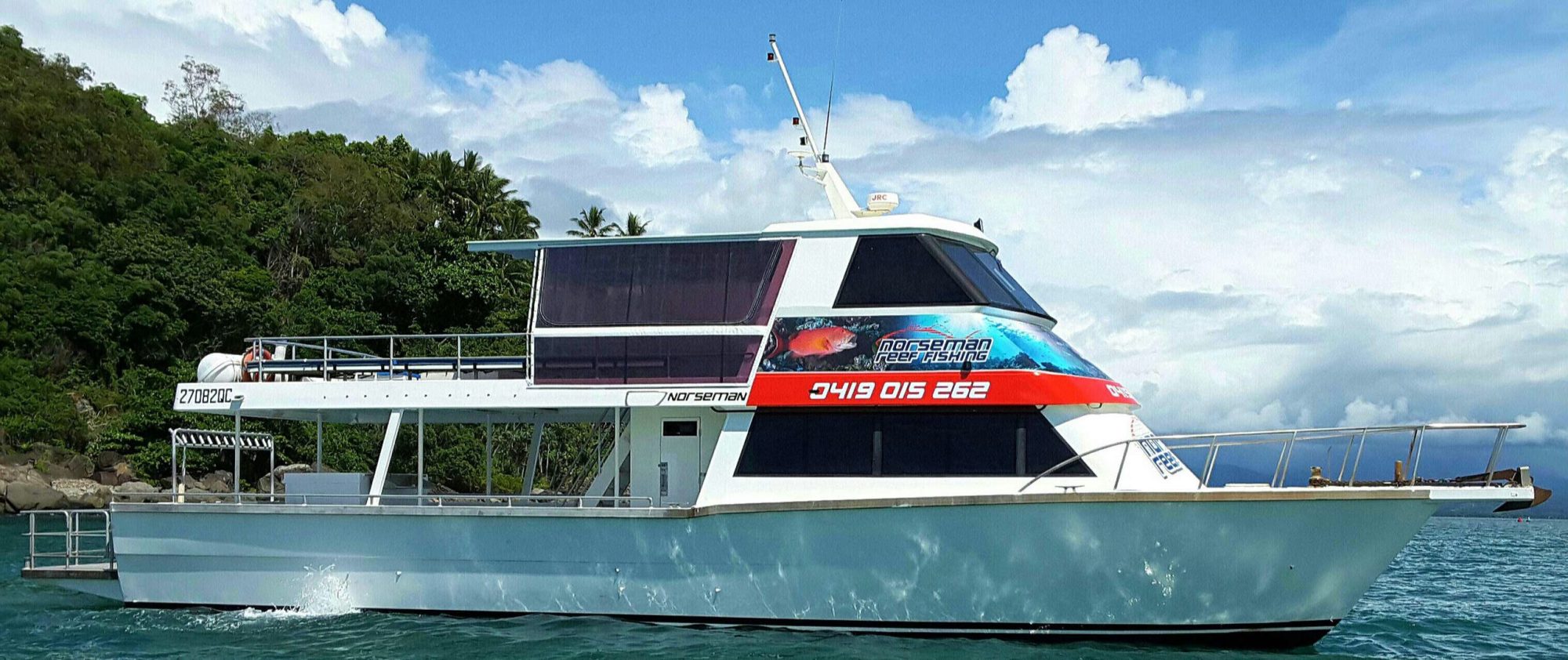 a boat in a large body of water